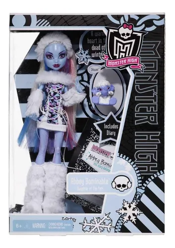 Mu eca Abbey Bominable Monster High Stardoll Mattel 1a Edic