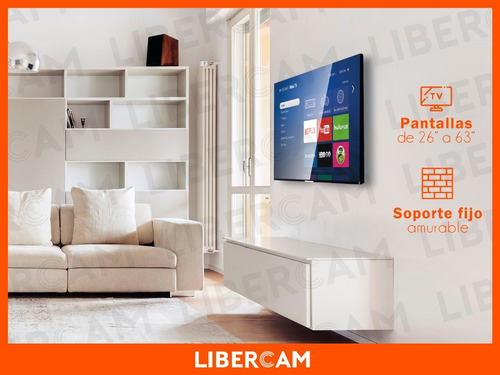 Soporte Tv Led Lcd Plasma 26 30 32 40 42 46 50 55 Color Negro