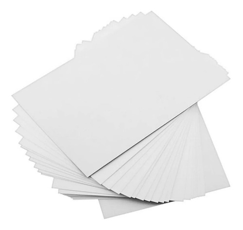 Papel Adesivo Fosco A4 - Pacote Com 100 Folhas