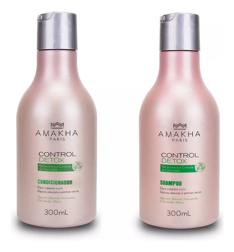 Kit Shampoo & Condicionador Control Detox 300ml Amakha