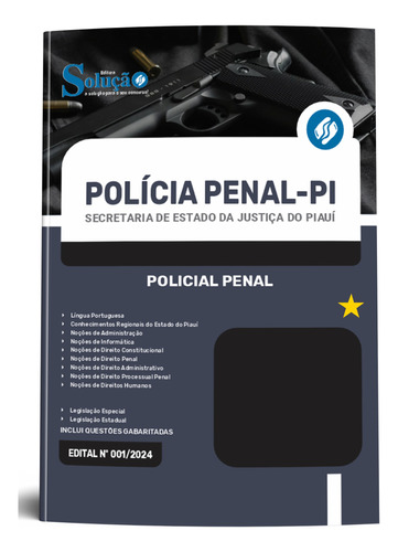 Apostila Policial Penal Piauí Polícia Penal Pi 2024 Edtora S