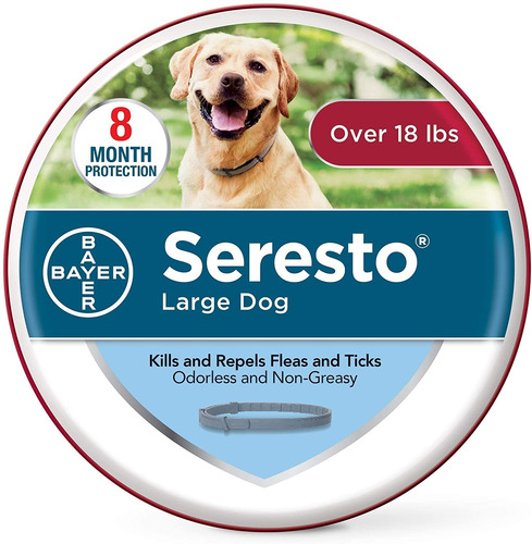 Seresto - Collar De Pulgas Grande Para Perros De Más De 8 Kg