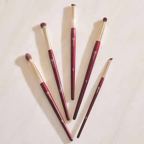 Set De Brochas Para Sombra De Ojos Bk Beauty Para Ojos Con C