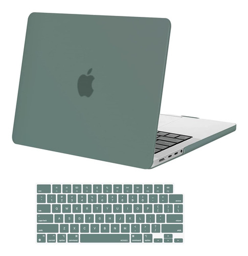 Funda Carcasa Para Macbook Pro 14 A2442, Verde/duradera