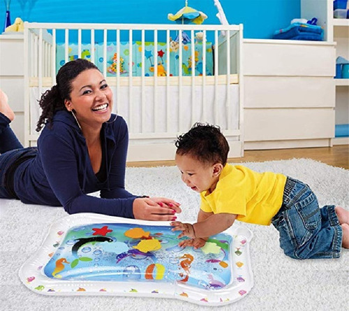 Set 2 Tapete Alfombra Juego Inflable Bebe Divertido Lau