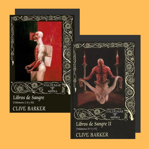 Clive Barker : Libros De Sangre (2 Tomos) . Valdemar