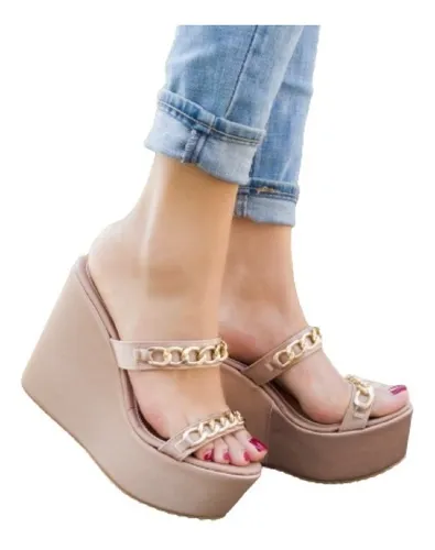 Plataforma Huaraches Zapatos Para Dama 9500 Cuotas sin inter s