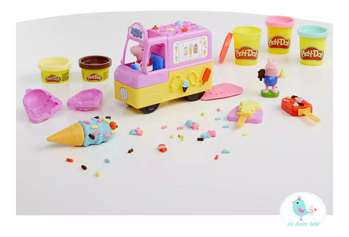 Play Doh Camion De Helados De Peppa Pig F3597 Set Masas Color Rosa