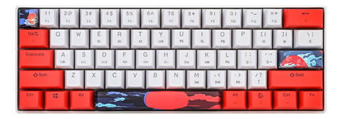 Surmen Gt61 - Teclado Mecnico Para Juegos 60% 60% Rgb, Retro