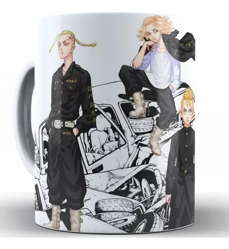 Caneca Tokyo Revengers Personagens Anime Mangá Mod2 325 Ml