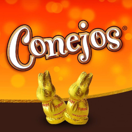 Conejos Chocolate Con Leche Turin 120 Pz De 20 G C/u
