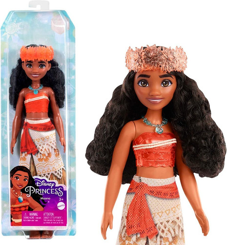 Muñeca Mattel Disney Princesas 2023 Moana