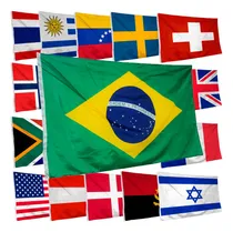 Comprar Bandeiras Dos Países Do Mundo + Brasil Grandes Para Escolher