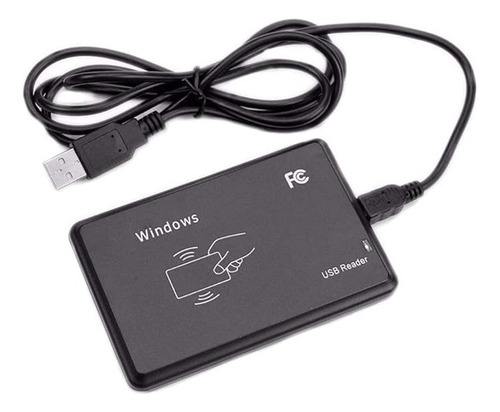 Lector De Tarjetas Rfid Usb Llavero Rfid Id Serie Con Cable