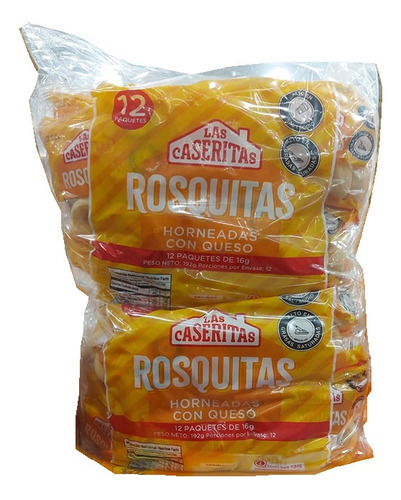 Snack Las Casetiras Rosquitas Horneadas 16g X 24 Paquetes