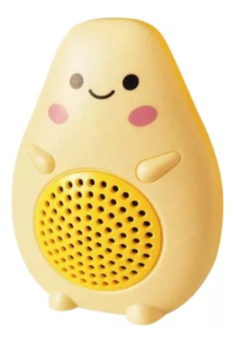 Bocina Mini Bluetooth Recargable Inalámbrica Aguacate Amarillo