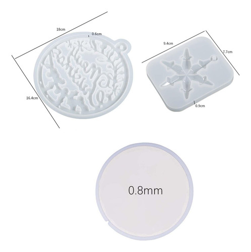 Resina De Silicona Diy Regalo Epoxi Colgante Campana Estiloa