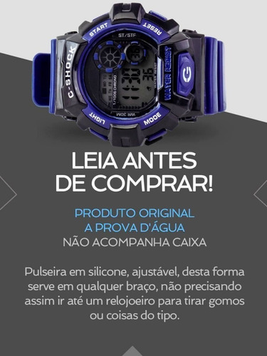 Relógio Prova D'água Digital Esportivo Original.-2