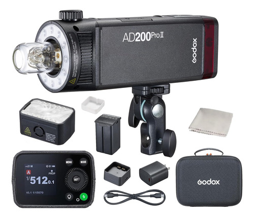 Ad200 Pro Y Ad20 2.4g Flash Strobe, Speedlight 1/8000s Hss,