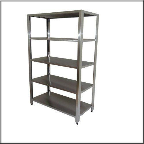 Imagem 3 de 7 de Estante Em Aço Inox 1150x320x1600mm -4 Planos Reforçados