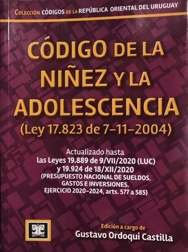 Código De La Niñez Y La Adolescencia