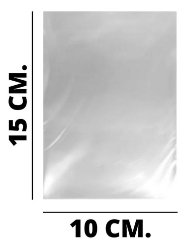 Saco Plástico Cristal Transparente Reforcado Embalagem 500g