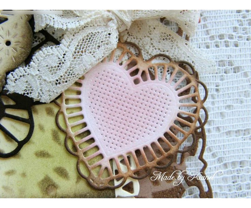 Suaje De Corte De Corazon / Two Of Hearts Die