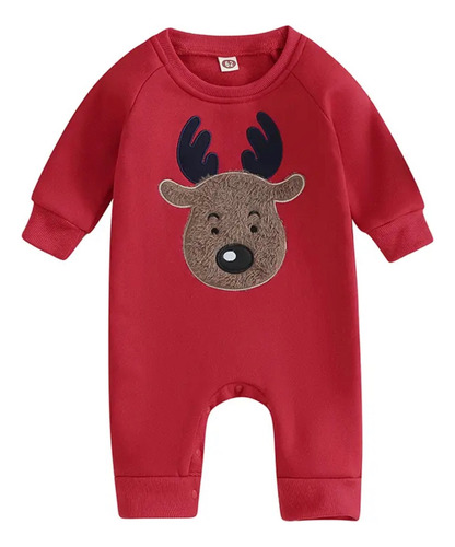 Mameluco Navidad Unisex Bebe ( Reno )