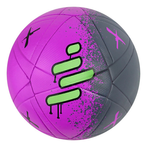 Balón De Fútbol Oka Match Termoformado N° 4 Color Morado