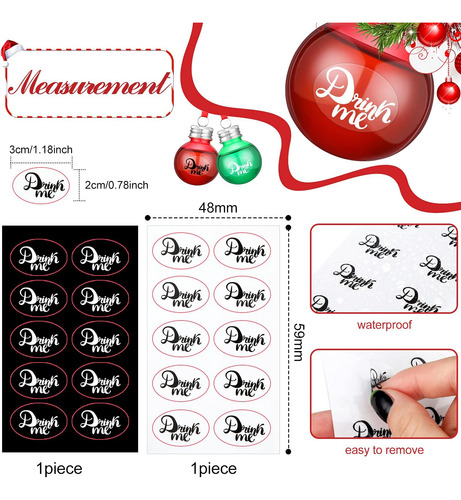 Adornos De Plástico Transparente De Navidad Bolas De Navidad