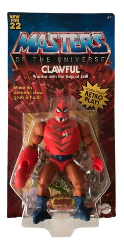 Clawful Motu Origins Retro Wave 8 Mattel 2021 Carton Unpunch (Usado)