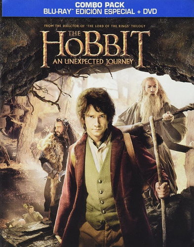 El Hobbit Un Viaje Inesperado Digibook Bluray + Dvd