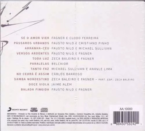 Cd Duplo Raimundo Fagner Amigos E Canções Origin Lacrado