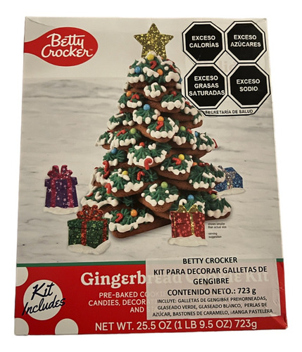 Holiday Tree Gingerbread Cookie Kit Arbolito De Jengibre