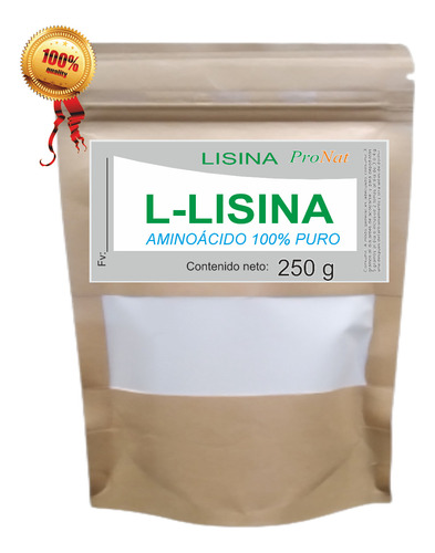 Lisina Pura (l-lisina) 250gr - g a $136