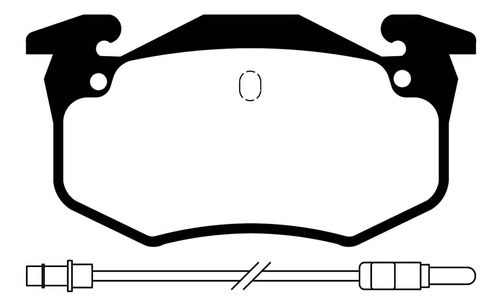 Pastilla Freno Litton Tras 106 206 306 Xsara Zx Con Sensor R