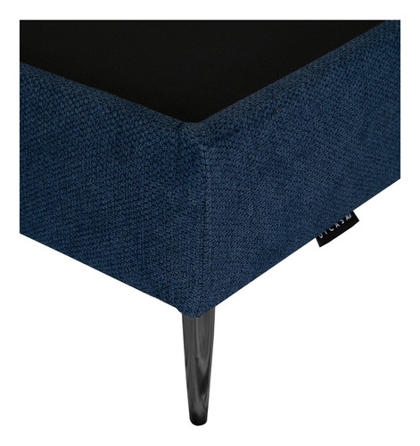 Cabecera + Base Cama Slim King Size Dicasa Mary Azul Navy