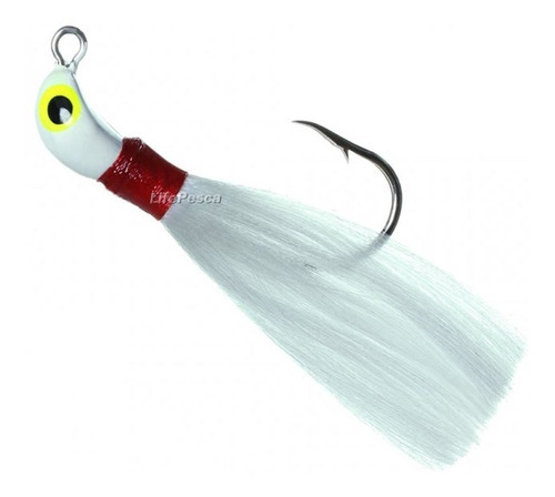 Isca Artificial Lori Jig 16gr Cor Branca Amarril Vermelho