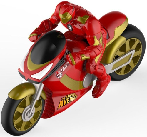 Juguete Moto Capitan America Ironman Friccion Babymovil 7148