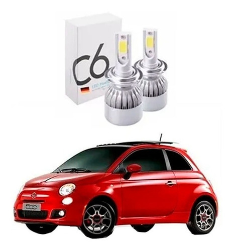 Kit Lamparas Cree Led Cob H7 Fiat 500 Sport