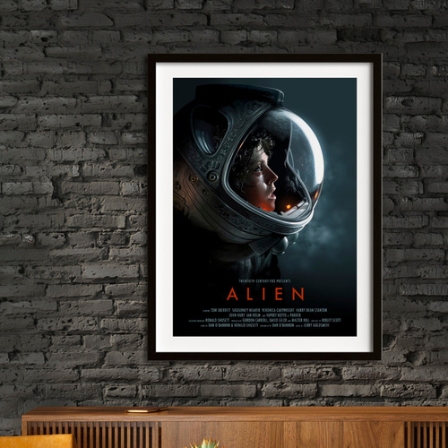 Cuadro Enmarcado Alien Ridley Scott Cine Peliculas Posters