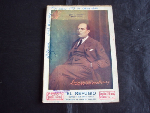 Revista De Teatro - Bambalinas # 430 (1926) El Refugio