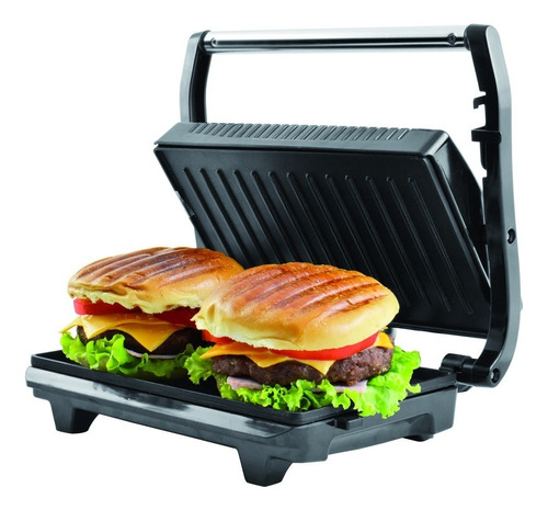 Grill Sanduicheira Elétrica 220v Lanche Torrada Sanduíche