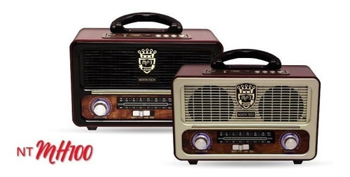 Radio Portable Mh100 North Tech Retro