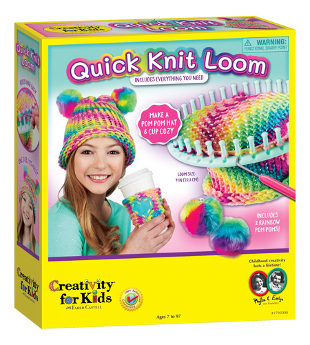 Creativity For Kids Quick Knit Loom - Ensena Habilidades Y