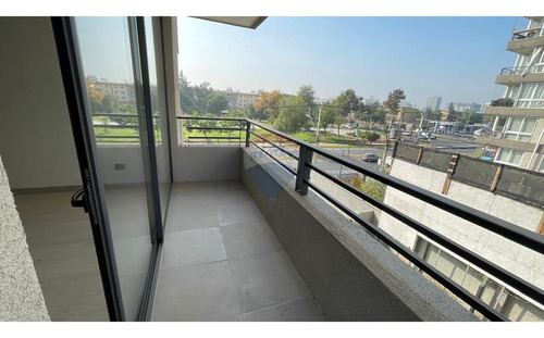 Estudio Nuevo Con Amplio Balcón En Ñuñoa, Piso 4