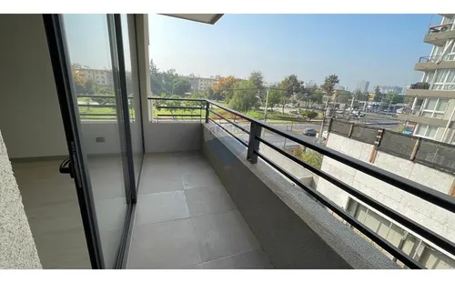 Estudio Nuevo Con Amplio Balcón En Ñuñoa, Piso 4