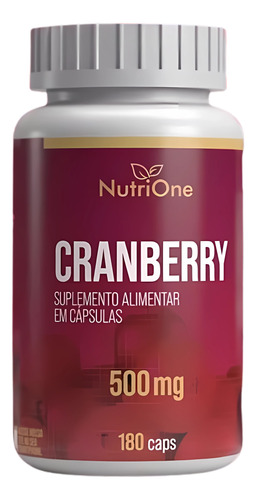 Cranberry Concentrado 180 Cápsulas 500mg Infeccion Urinaria