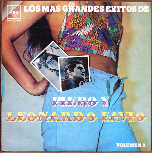 Los Mas Gr. Ex. De Piero Y Leonardo Favio - Lp Colombia 1977