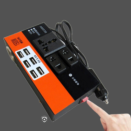 Inversor Voltaje Auto Convertidor Corriente 12v 220v 1.5k